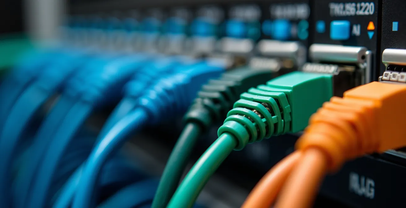 Installation d'un coffret de communication dans une gaine technique de logement avec câblage organisé